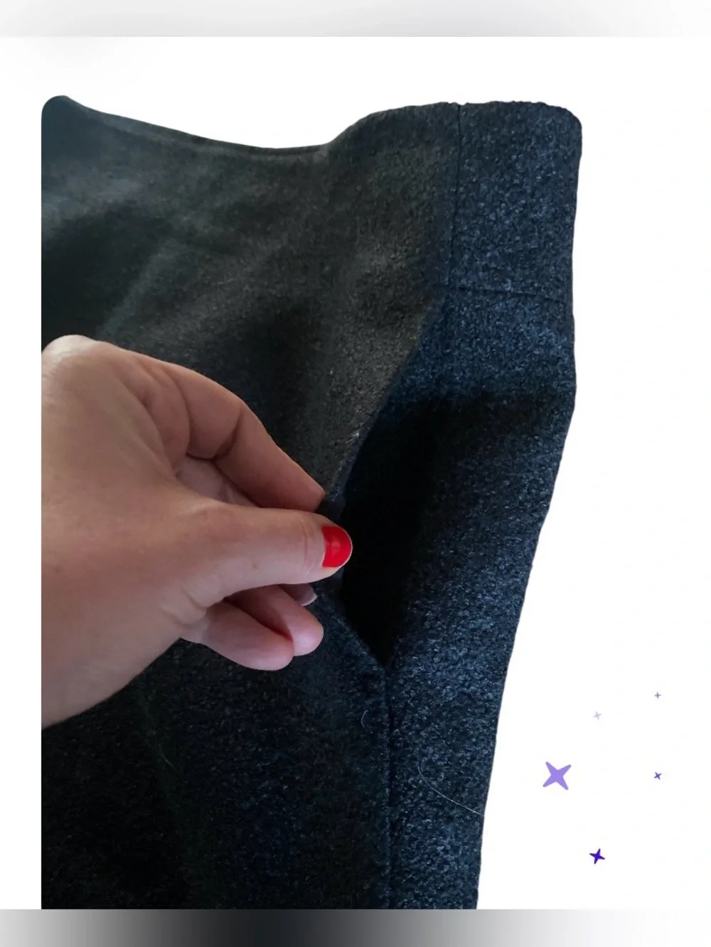KATE SPADE Bouclé Wool-Blend A-Line Midi Skirt Black size 14